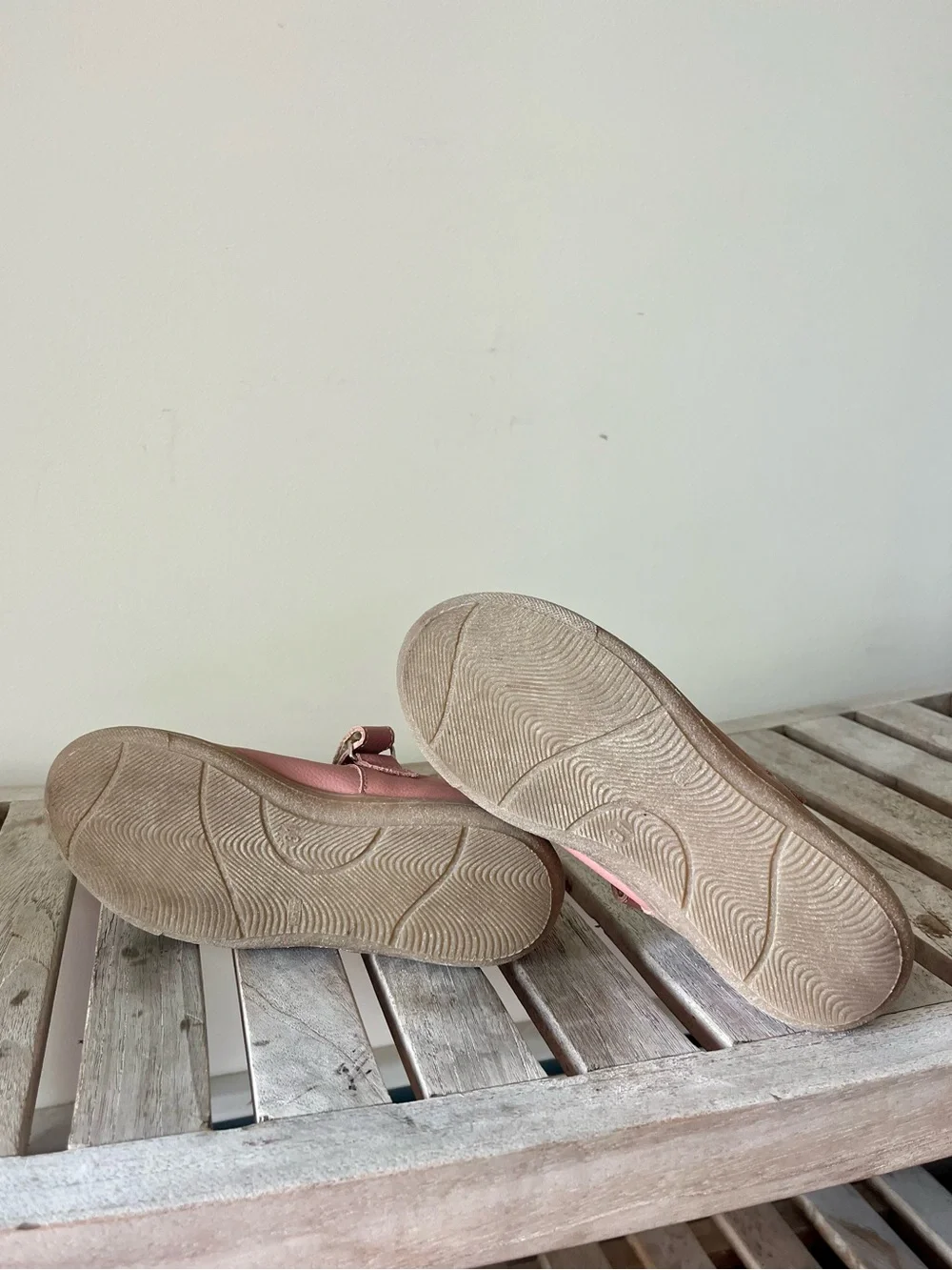 Kavat Pink Leather Mary Jane Shoes EU 31 Swedish Minimalist Kids Flats